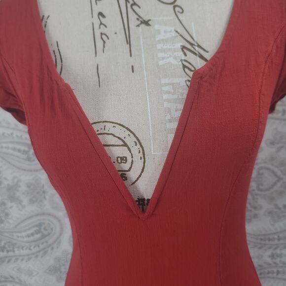 Intimately Free People Deep Conversation bodysuit Terracotta Size small Feminine - Picture 7 of 15